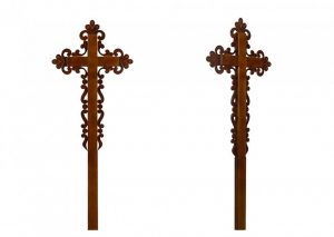 Крест на могилу Ажурный католический