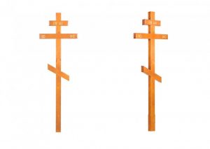 Крест на могилу Сосна светлый