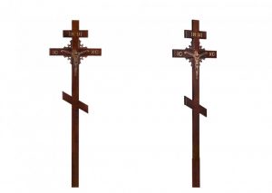 Крест на могилу Угловой узор